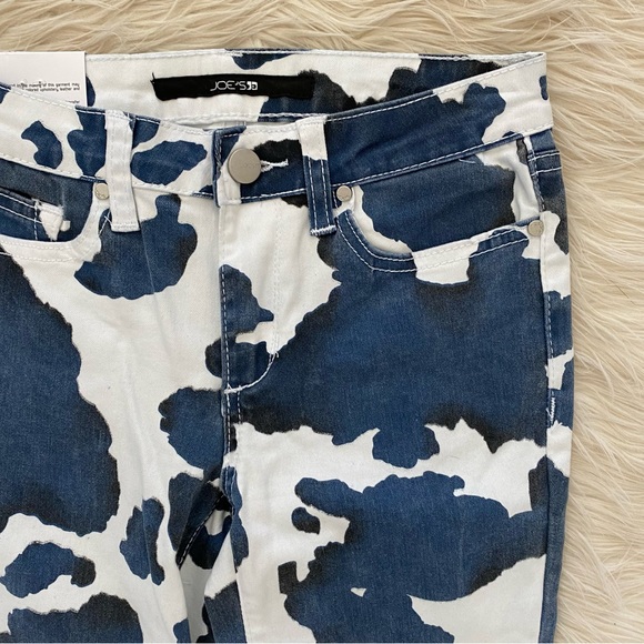 Joe’s Jeans Kids Markie Mid Rise Skinny Jeans Cow Print - Picture 4 of 10
